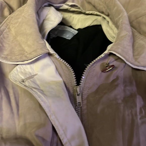 Innovation by Izzi Jacket Women’s Size L Taupe Fully Lined Microfiber Coat - Picture 6 of 8